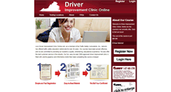 Desktop Screenshot of driverimprovementcliniconline.com